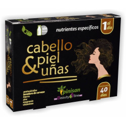 Cabello Piel y Uñas 40 capsulas Pinisan