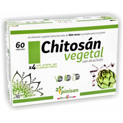 Chitosán Vegetal 60 capsulas Pinisan